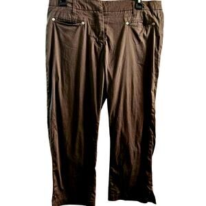 Larry Levine Brown Dress Pants Size 10